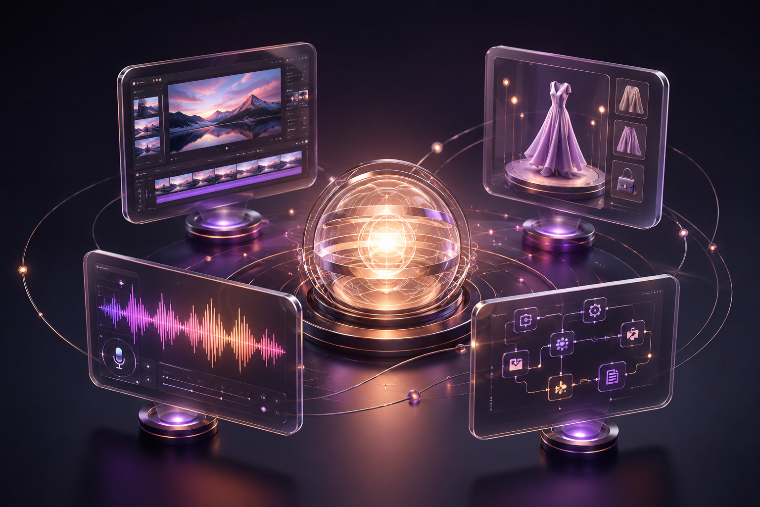 Hệ sinh thái công cụ video, hình ảnh, giọng nói và tự động hóa của Mai Nhi Media